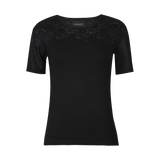 LISA SS LACE BLOUSE 2 - BLACK