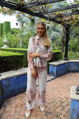WENNISE LS SHIRT - CREME PAISLEY