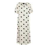 DOTTI DRESS - CREME BLACK DOT