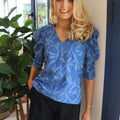 JACQUARD BLUE