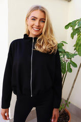 HENNY BALOON JACKET - BLACK
