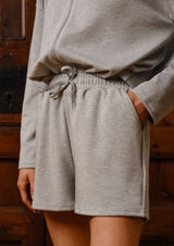 HENNY SHORTS - GREY MELANGE