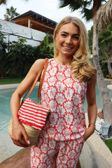 LOBBI TOP - LOBSTER RED