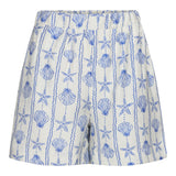 MIE SHORTS - CREME BLUE MUSSEL