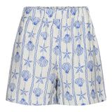 MIE SHORTS - CREME BLUE MUSSEL