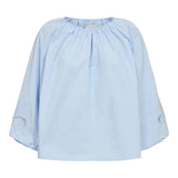 RIKKE BALLOON BLOUSE - BABY BLUE