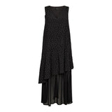 TIT NS DRESS - BLACK SMALL DOT