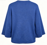ANNIZ ONECK BLOUSE - NAVY