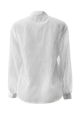 FILIPPA LS FRILL SHIRT - WHITE