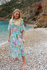 KAROLINE-DRESS - PASTEL FLOWER