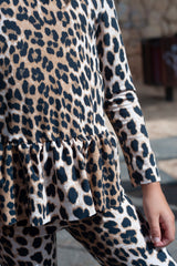 ALMA-LS-FRILL-TSHIRT (KIDS) - LUX LEO