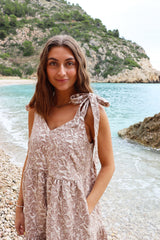 SILJE STRAP DRESS - SAND