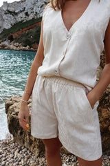 BELLA-VEST-TOP - CREME