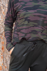 ALMA PANTS (FLEECE) - DUSTY ARMY