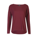 ALMA-LS-TOP (FLEECE) - BORDEAUX
