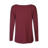 ALMA-LS-TOP (FLEECE) - BORDEAUX