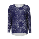 ALMA-LS-TOP - BLUE SCARF