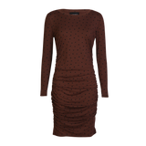 ALMA-LONG-DRESS - BROWN BLACK HEART