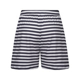 ALMA SHORTS - BLACK CREME STRIPE