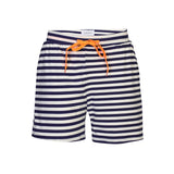 ALMA-SHORTS - BLUE CREME STRIPE