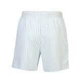ALMA-SHORTS - L. BLUE CREME SMALL STRIPE