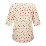 ALMA-TSHIRT - CREAMY STRAWBERRY