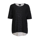 ALMA-TSHIRT - DARK GREY LEO