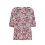 ALMA-TSHIRT - PINK PAISLEY