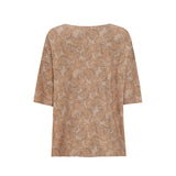 ALMA-TSHIRT - SAND PAISLEY
