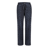 ALMA-WIDE-PANTS - DUSTY NAVY LEO