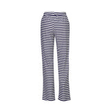ALMA-WIDE PANTS - BLUE CREME STRIPE