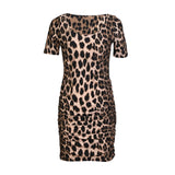 ALMA-SS-TURN-DRESS - BIG LUX LEO FOSSIL