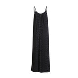 ALMA-LONG-STRAP-DRESS - DARK GREY LEO