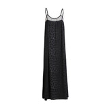 ALMA-LONG-STRAP-DRESS - DARK GREY LEO