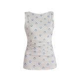 ALMA-TURN-TOP - IVORY COBOLT SHELL