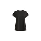 ALMA-U-TSHIRT - BLACK BLACK SIMILI