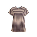 ALMA-U-TSHIRT - BROWN STRIPE