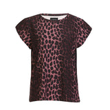 ALMA-U-TSHIRT - BORDEAUX LUX LEO