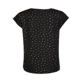 ALMA-U-TSHIRT - BLACK GOLD HEART