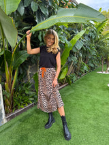 ALMA-LOOSE-SKIRT - LUX LEO x NEON ORANGE