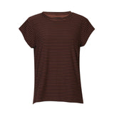 ALMA-U-TSHIRT - ESPRESSO STRIPE