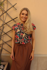 ALMA-U-TSHIRT - LEO FLORAL