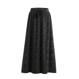 ALMA-LOOSE-SKIRT - BLACK LACE