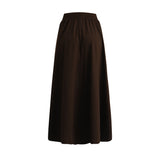 ALMA-LOOSE-SKIRT - MOCCA