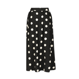 ALMA-LOOSE-SKIRT - BLACK BIG DOT