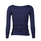 ALMA-LS-TURN-TOP - NAVY LALA
