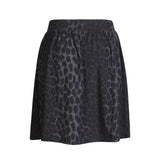 ALMA-SHORT-LOOSE-SKIRT - DARK GREY LEO