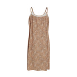 ALMA-SHORT-STRAP-DRESS - SAND PAISLEY