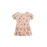 ALMA-FRILL-T-SHIRT (KIDS) - CREAMY PEACH FLOWER