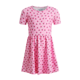 ALMA-SS-BABYDOLL-DRESS (KIDS) - PINK WATERMELON